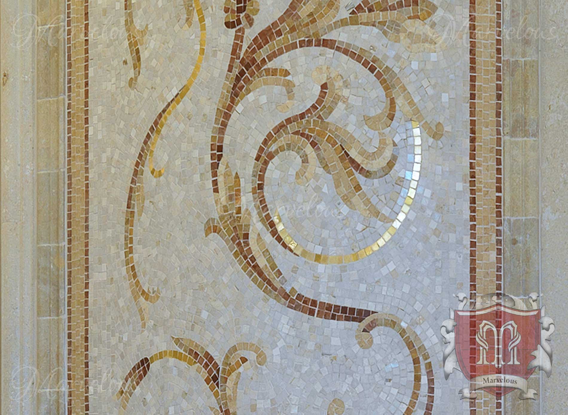 Marble Wall Mosaic: Mozzafiato