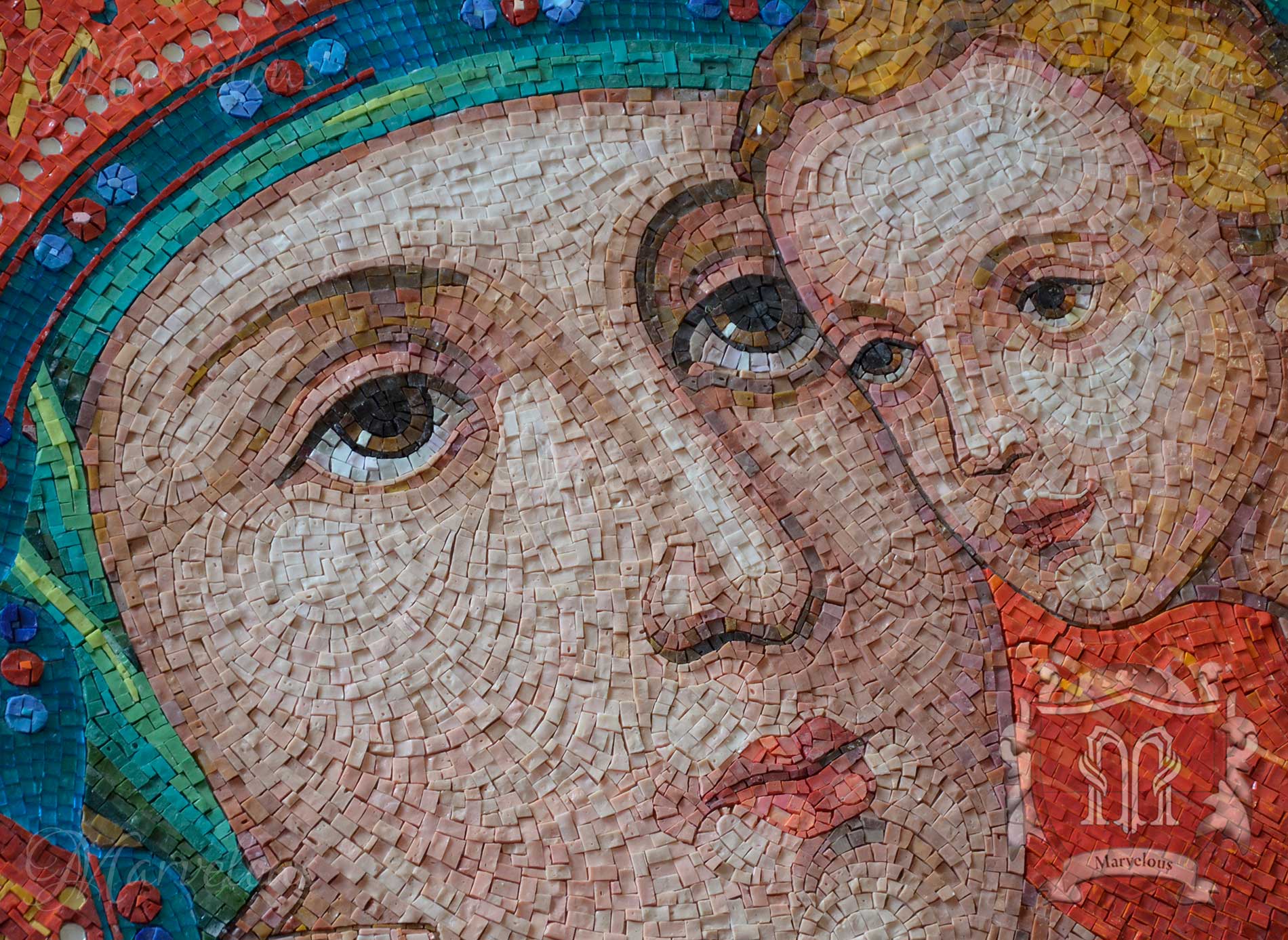 Marble Religious Mosaic: Sonata Da Chiesa
